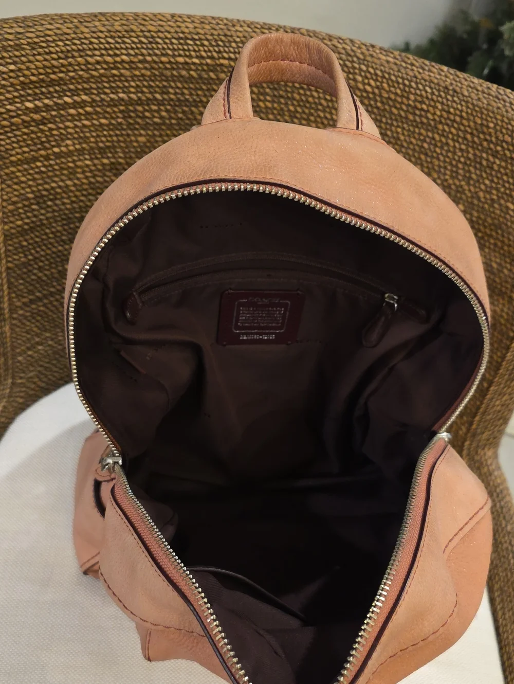 Coach - Rose Pink Tan Backpack - Classic Everyday Bag